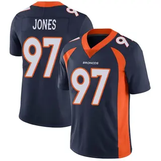 Denver Broncos Youth D.J. Jones Limited Vapor Untouchable Jersey - Navy