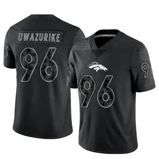 Denver Broncos Youth Eyioma Uwazurike Limited Reflective Jersey - Black