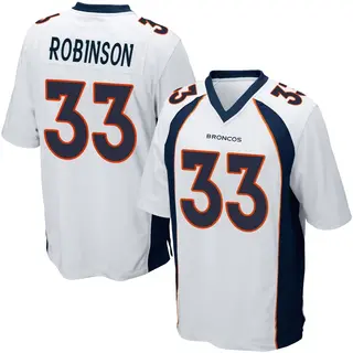 Denver Broncos Youth Jaden Robinson Game Jersey - White