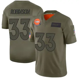 Denver Broncos Youth Jaden Robinson Limited 2019 Salute to Service Jersey - Camo