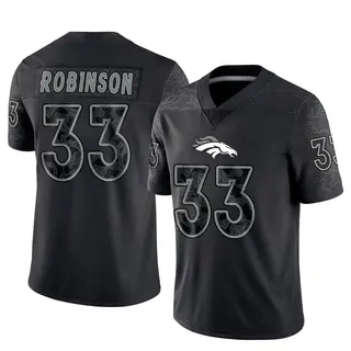 Denver Broncos Youth Jaden Robinson Limited Reflective Jersey - Black