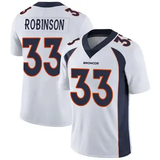 Denver Broncos Youth Jaden Robinson Limited Vapor Untouchable Jersey - White
