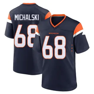 Denver Broncos Youth Joe Michalski Game Alternate Jersey - Navy