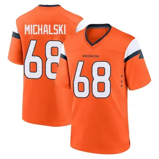 Denver Broncos Youth Joe Michalski Game Jersey - Orange