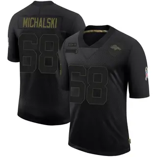 Denver Broncos Youth Joe Michalski Limited 2020 Salute To Service Jersey - Black