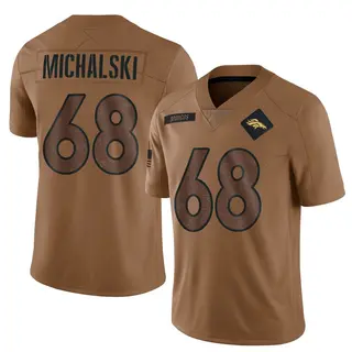 Denver Broncos Youth Joe Michalski Limited 2023 Salute To Service Jersey - Brown