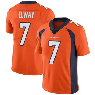 Denver Broncos Youth John Elway Limited Team Color Vapor Untouchable Jersey - Orange