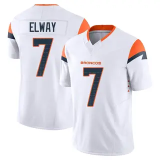 Denver Broncos Youth John Elway Limited Vapor F.U.S.E. Jersey - White