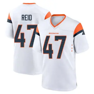 Denver Broncos Youth Karene Reid Game 2nd Jersey - White