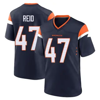 Denver Broncos Youth Karene Reid Game Alternate Jersey - Navy
