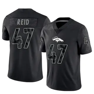 Denver Broncos Youth Karene Reid Limited Reflective Jersey - Black