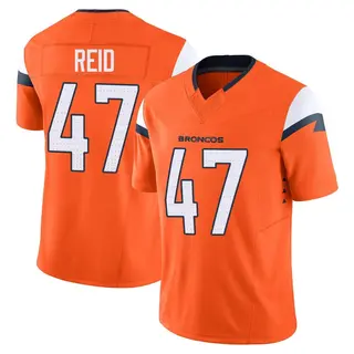 Denver Broncos Youth Karene Reid Limited Vapor F.U.S.E. 2nd Jersey - Orange