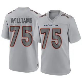 Denver Broncos Youth Kristian Williams Game Atmosphere Fashion Jersey - Gray