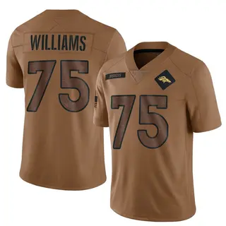 Denver Broncos Youth Kristian Williams Limited 2023 Salute To Service Jersey - Brown