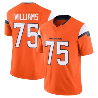 Denver Broncos Youth Kristian Williams Limited Vapor F.U.S.E. 2nd Jersey - Orange