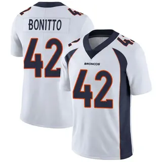 Denver Broncos Youth Nik Bonitto Limited Vapor Untouchable Jersey - White