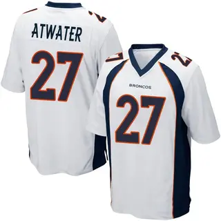 Denver Broncos Youth Steve Atwater Game Jersey - White