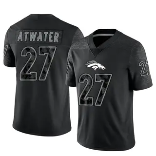 Denver Broncos Youth Steve Atwater Limited Reflective Jersey - Black