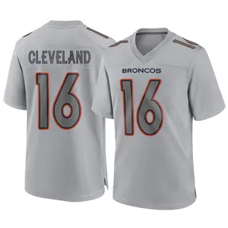 Denver Broncos Youth Tyrie Cleveland Game Atmosphere Fashion Jersey - Gray