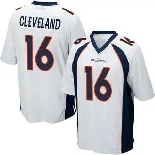 Denver Broncos Youth Tyrie Cleveland Game Jersey - White