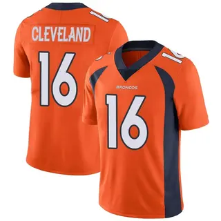 Denver Broncos Youth Tyrie Cleveland Limited Team Color Vapor Untouchable Jersey - Orange