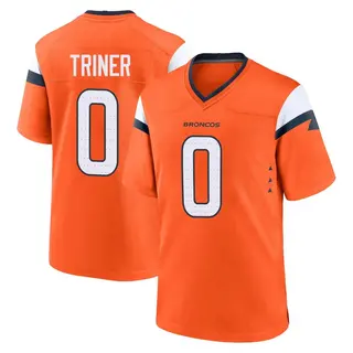 Denver Broncos Youth Zach Triner Game Jersey - Orange