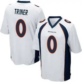 Denver Broncos Youth Zach Triner Game Jersey - White