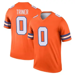 Denver Broncos Youth Zach Triner Legend Alternate Mile High Collection 1977 Throwback Jersey - Orange