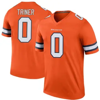 Denver Broncos Youth Zach Triner Legend Color Rush Jersey - Orange