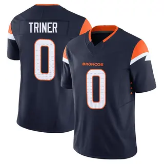Denver Broncos Youth Zach Triner Limited Alternate Vapor F.U.S.E. Jersey - Navy