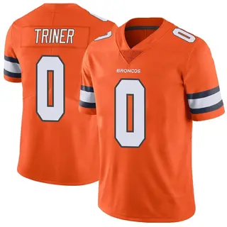 Denver Broncos Youth Zach Triner Limited Color Rush Vapor Untouchable Jersey - Orange