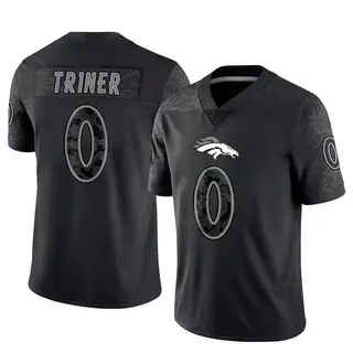 Denver Broncos Youth Zach Triner Limited Reflective Jersey - Black